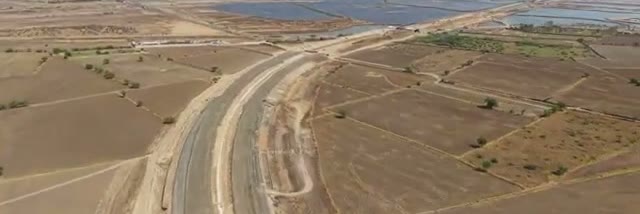 Canal-side access road